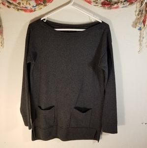 Jeanne Pierre Pocket Tunic Sweater Top. Ladies Small
